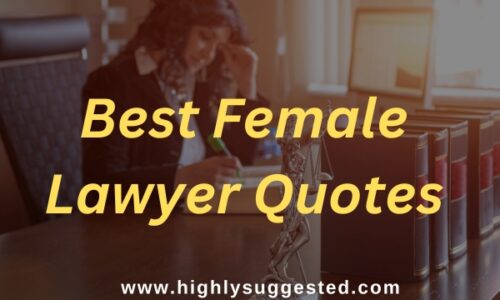 Best Female Lawyer Quotes