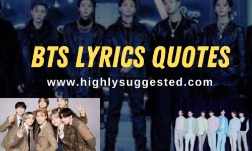 BTS Song Lyrics Quotes