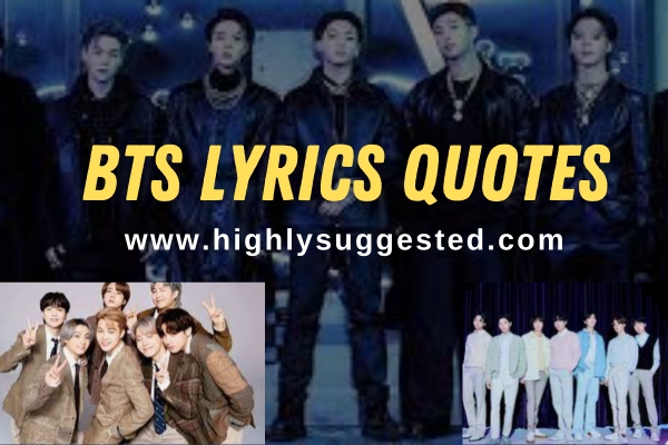 BTS Lyrics Quotes